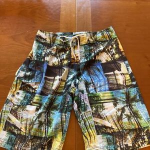 Boys tropical board shorts